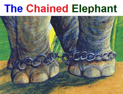 elephant chained to a stake|The Chained Elephant Short Story for Kids.